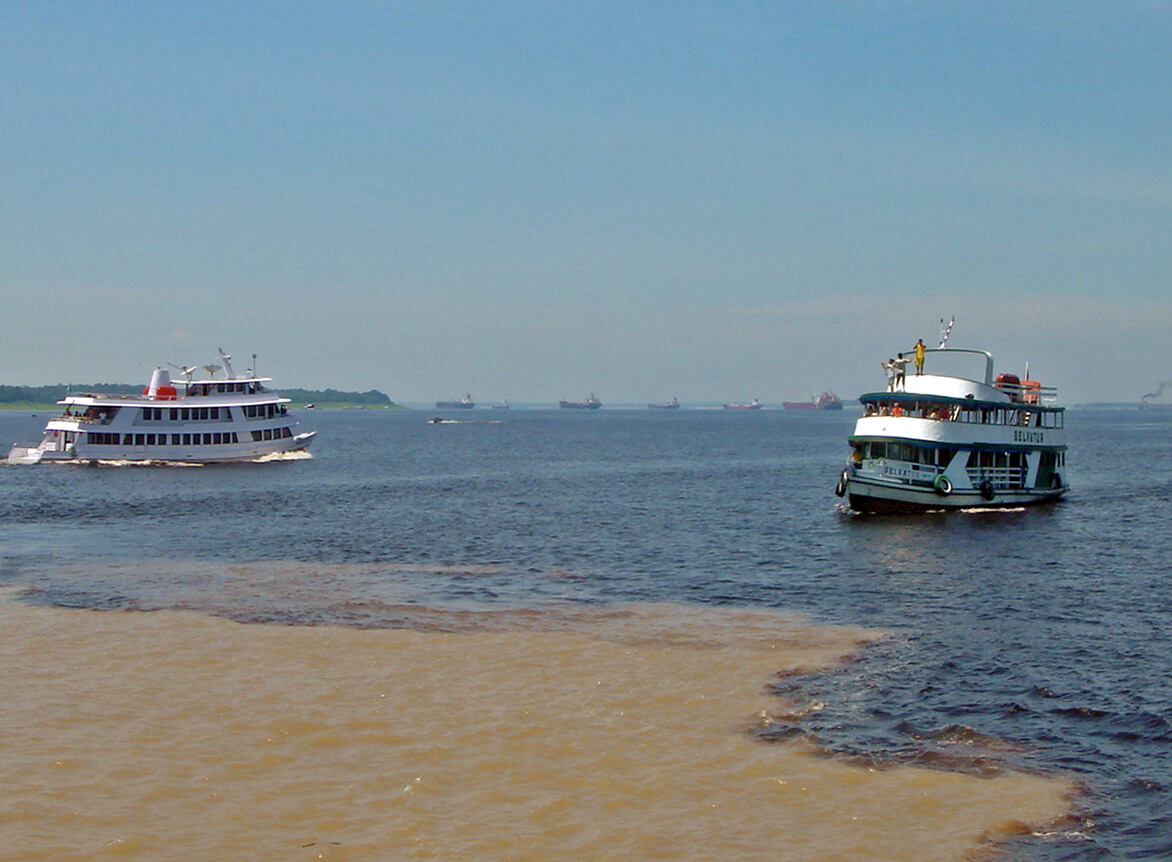 Encuentro de aguas, Manaus