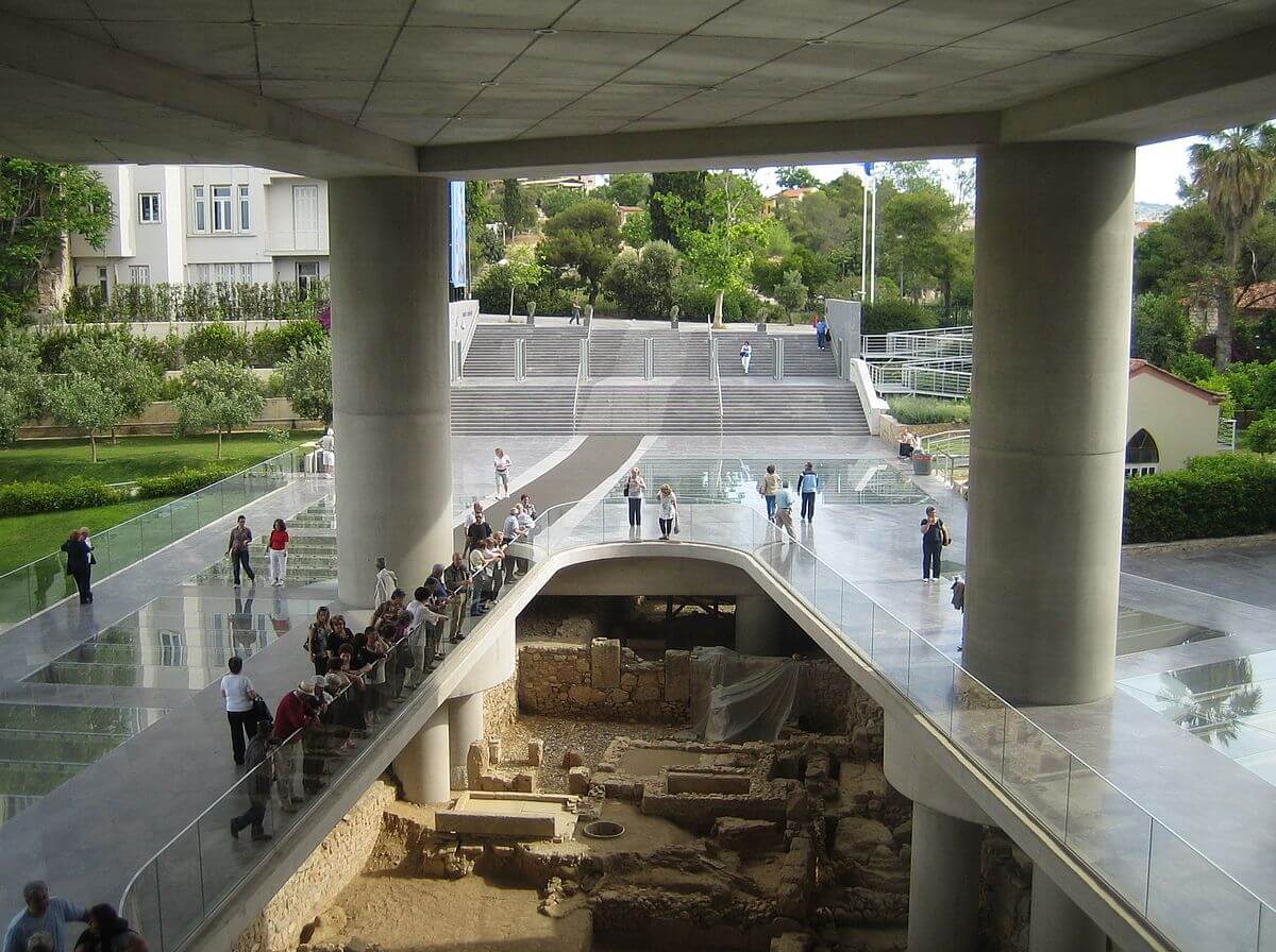 Museo de la Acrópolis de Atenas: restos arqueológicos