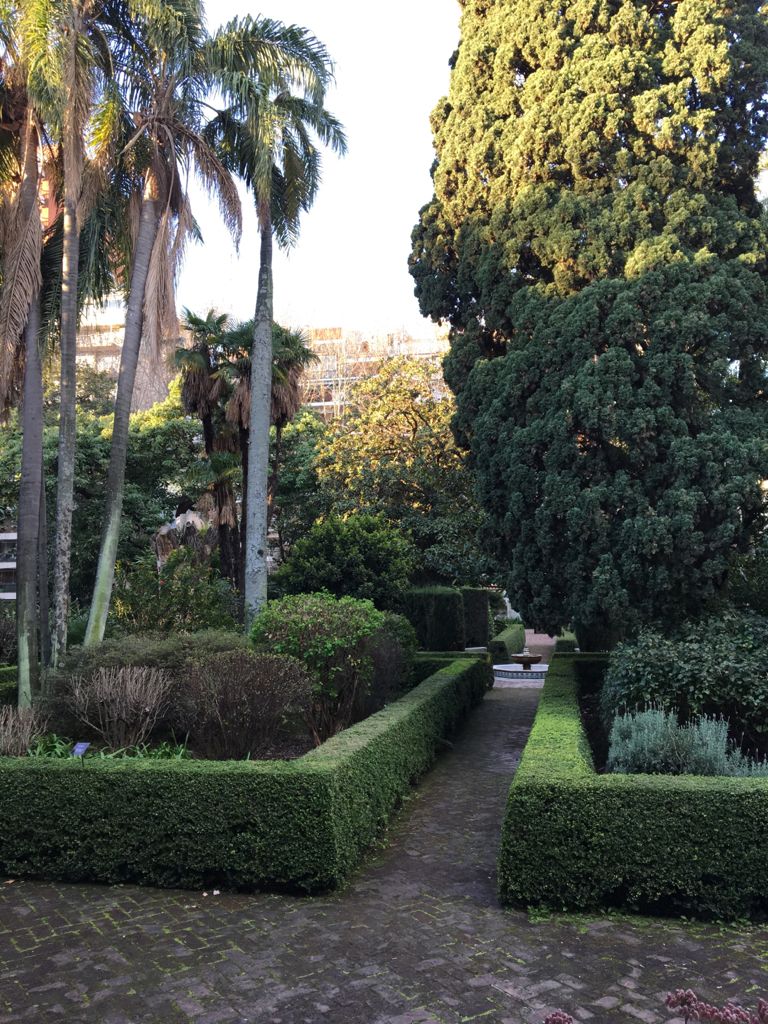Museo en Belgrano: jardín andaluz en Belgrano