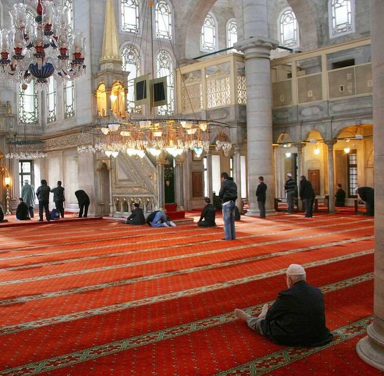 Interior de la Mezquita de Suleimán el Magnífico