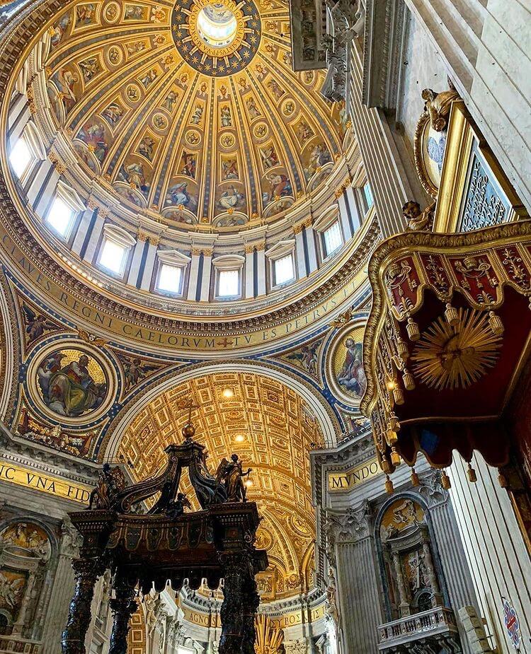 Cúpula de la Basílica de San Pedro: conociendo la Roma del Barroco