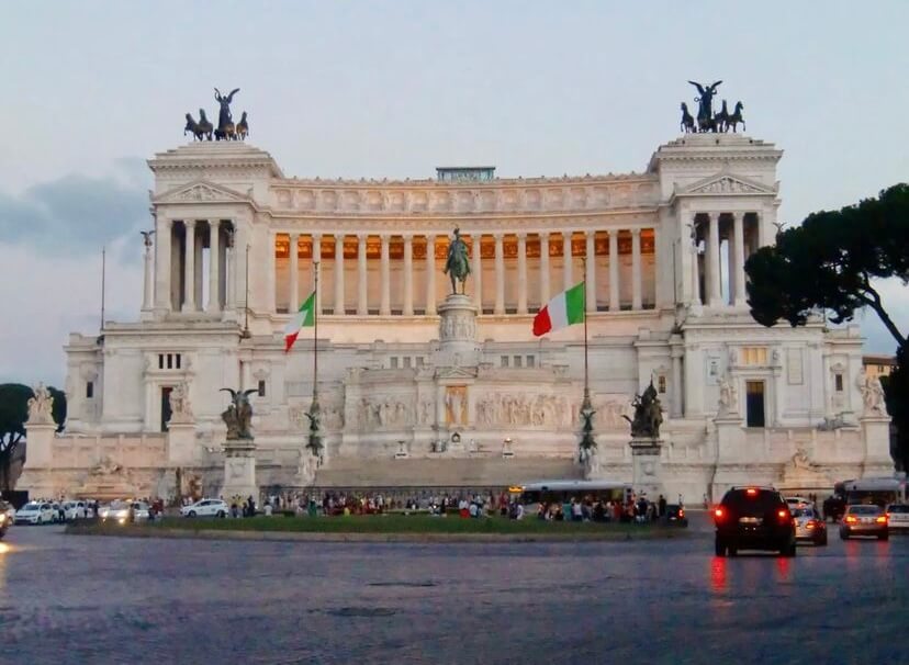 Roma en dos días: Altar de la Patria