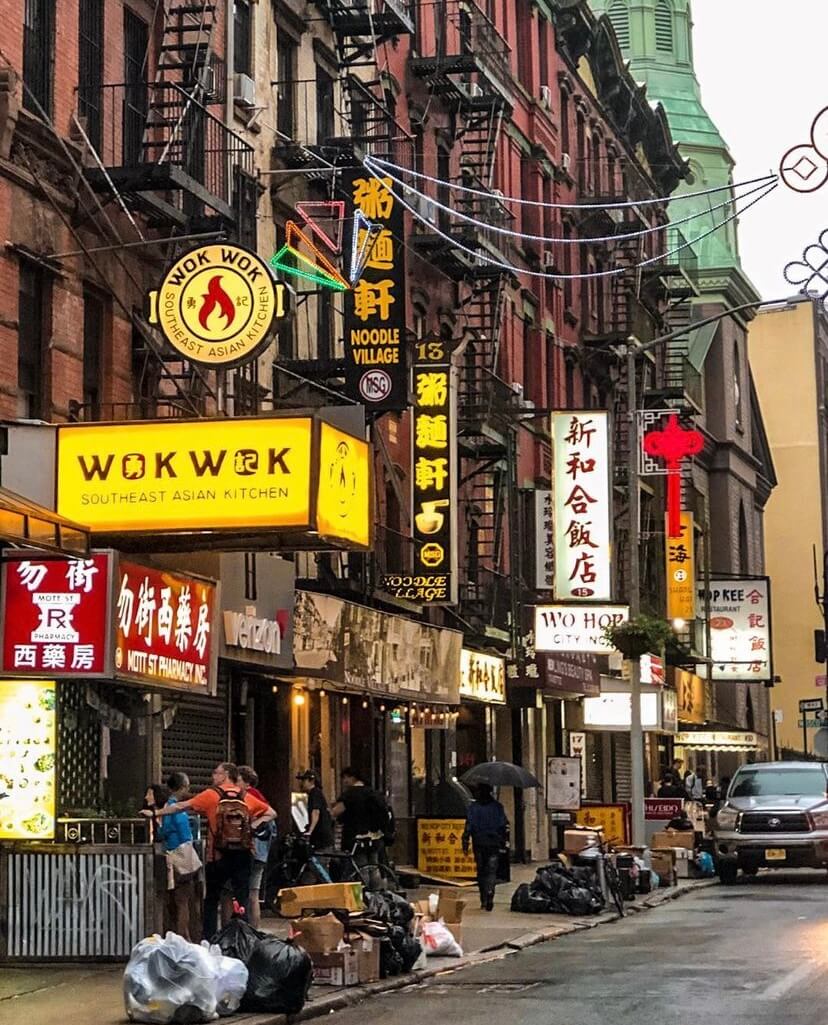 Chinatown en el Downtown Manhattan