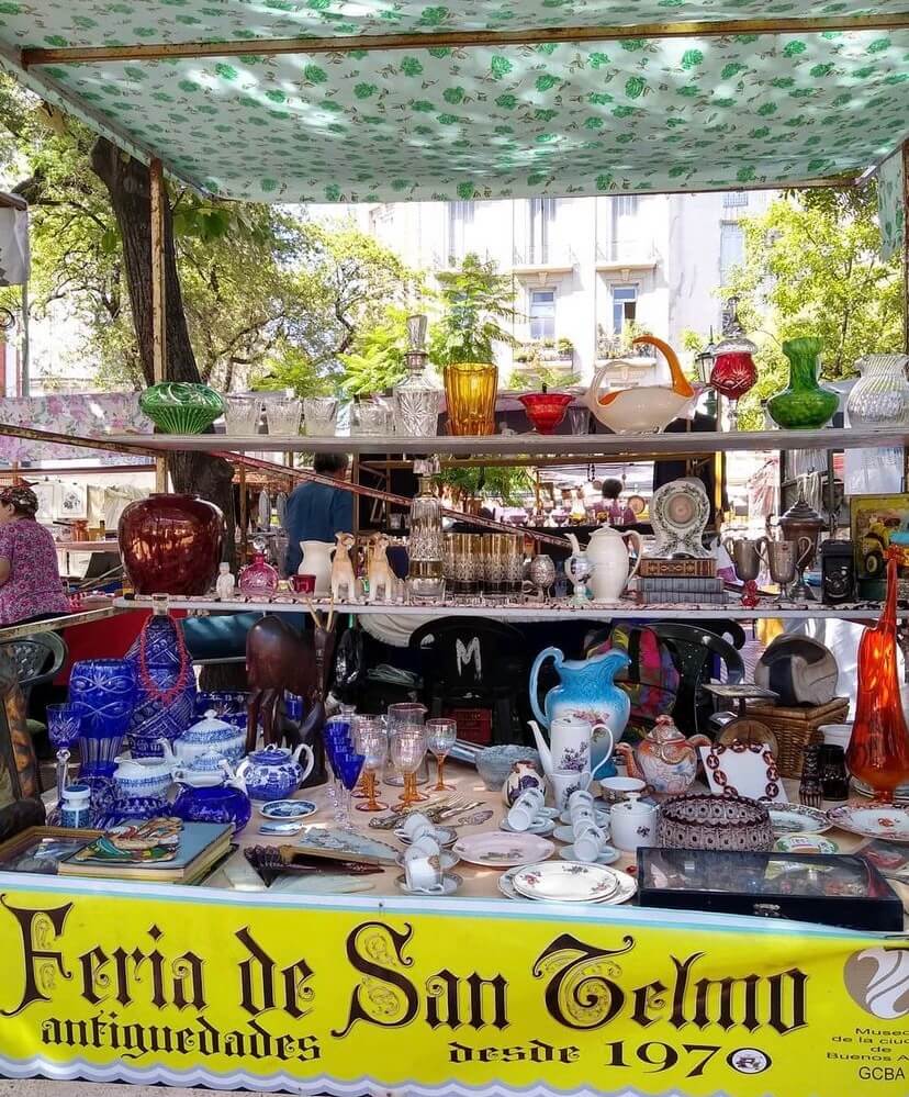Dónde comprar antigüedades en Buenos aires: Feria de San Telmo