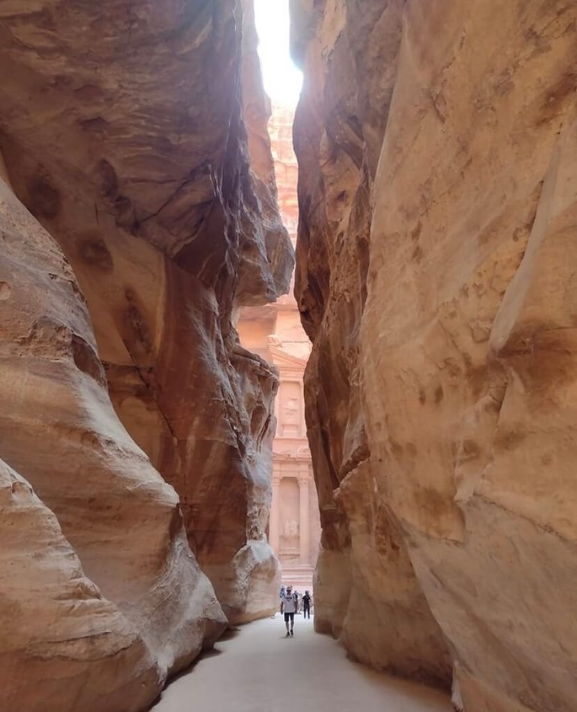 Siq, el desfiladero de Petra