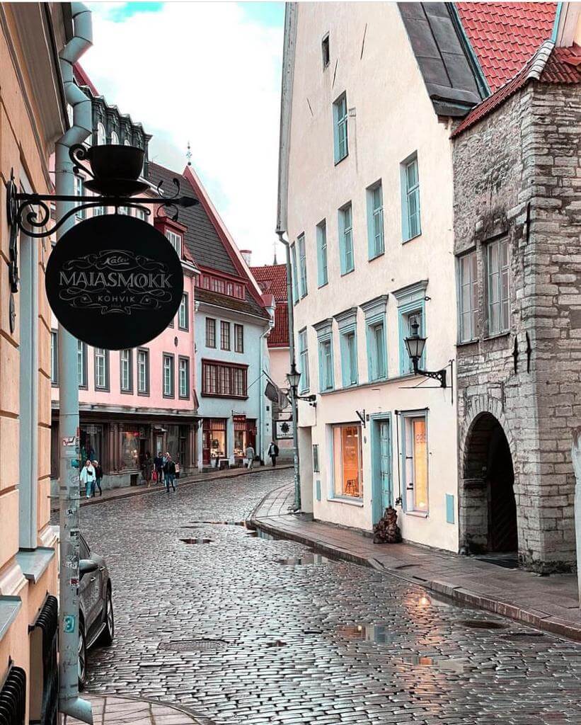 Café Maiasmokk, en el casco antiguo de  Tallin