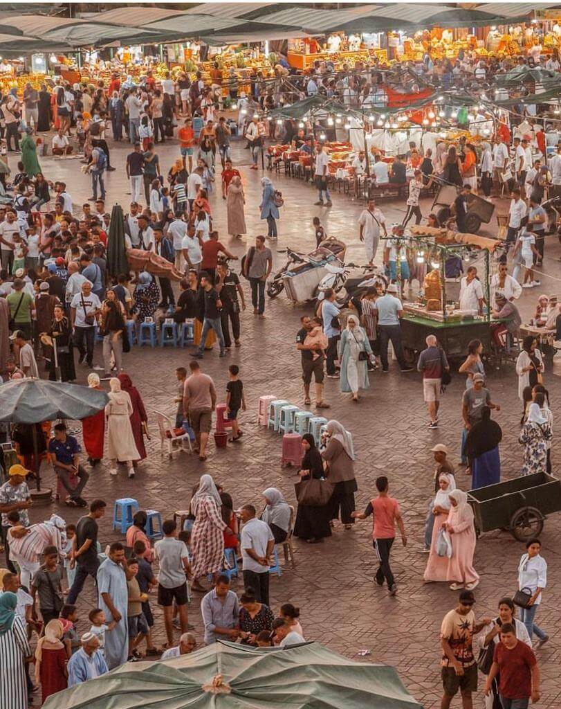 Djemaa el Fna, Marrakesh, Marruecos