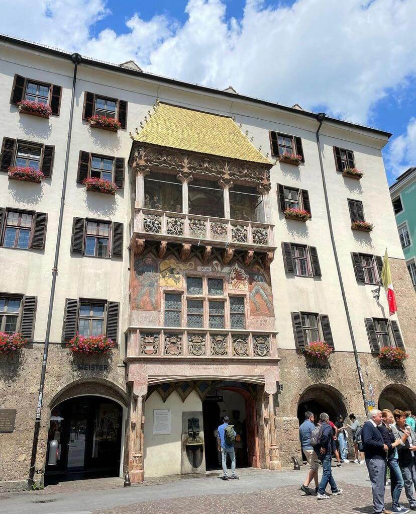 Dachl Goldeens o Tejado de oro en Innsbruck