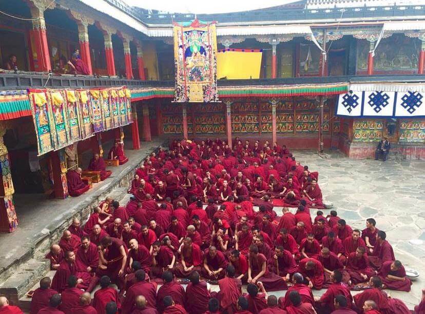 Monasterio de Tashilhunpo en Shigatse, Tíbet