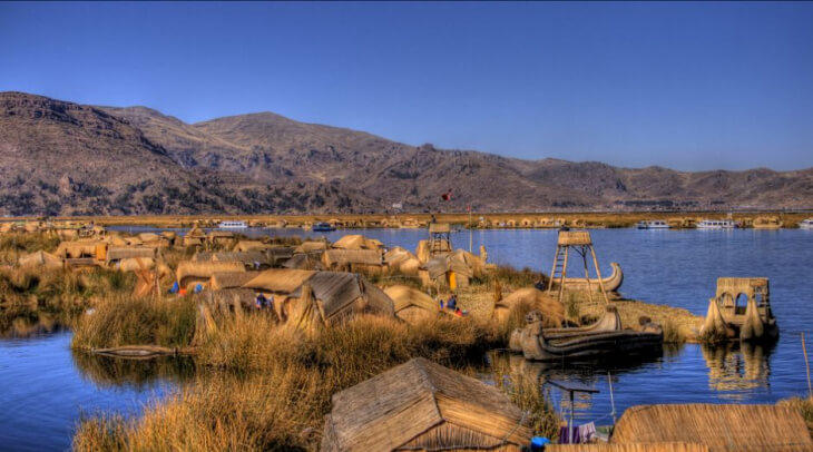 Islas de los Uros, cerca de Puno