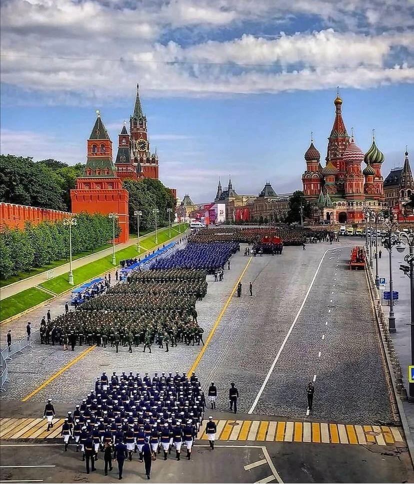 Plaza Roja de Moscú, la capital de Rusia