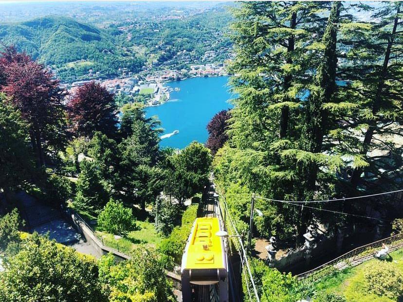 Qué hacer en el Lago di Como; subir al funicular de Como-Brunate