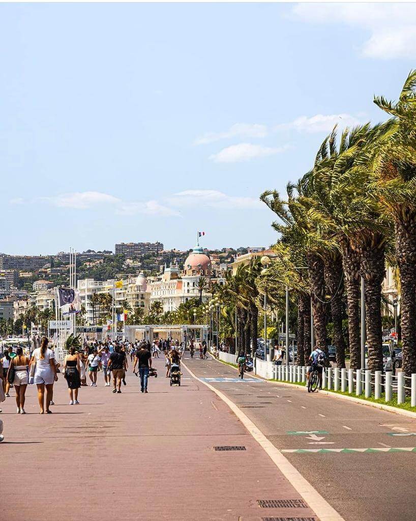 Promenade des Anglais en Niza
