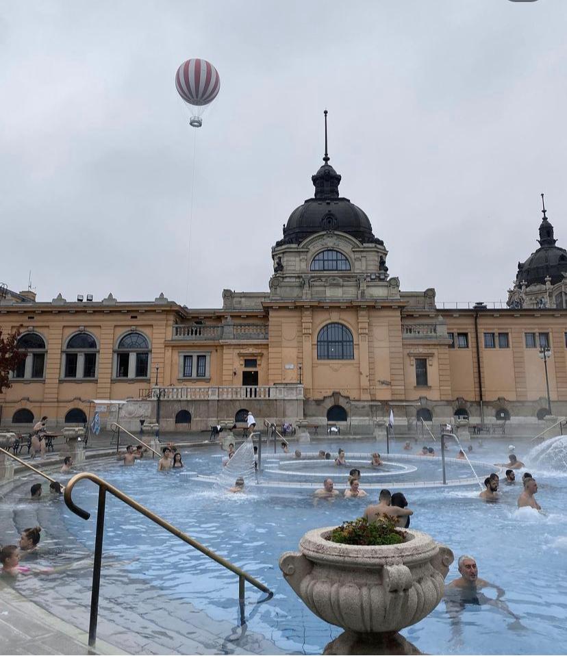 Baño termal en Széchenyi