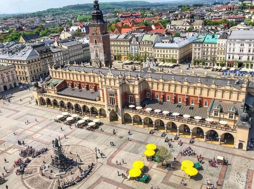 Plaza del Mercado, Cracovia