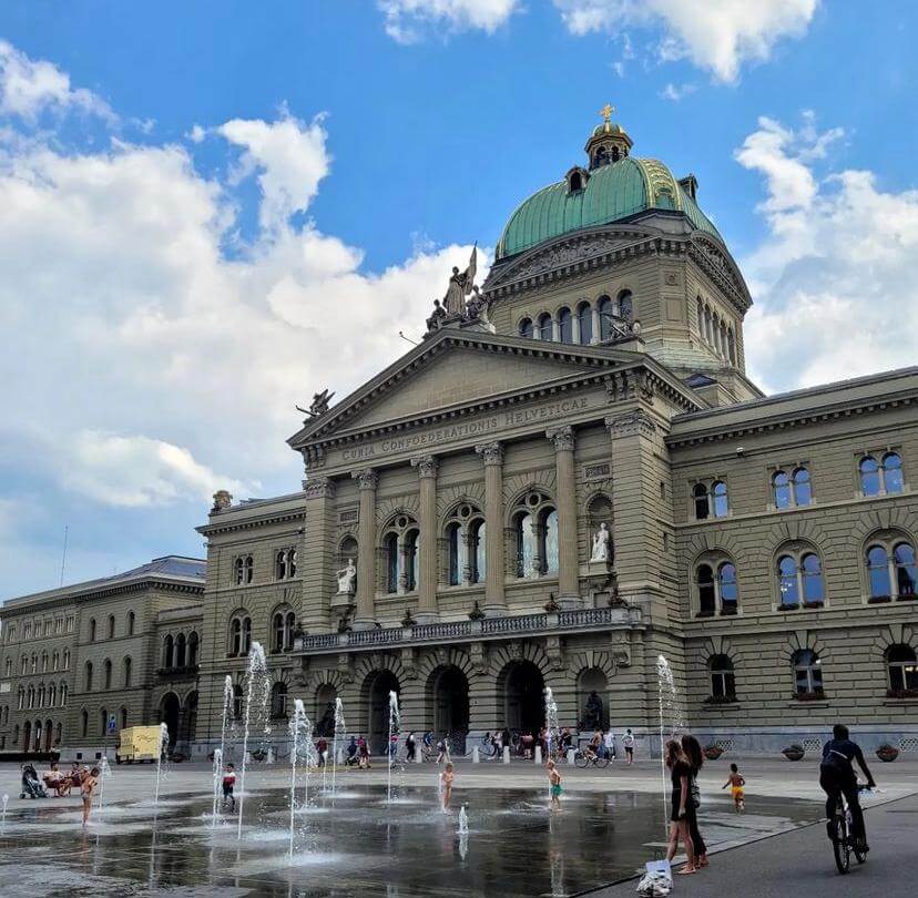 Bundeshaus o Palacio Federal, en Berna