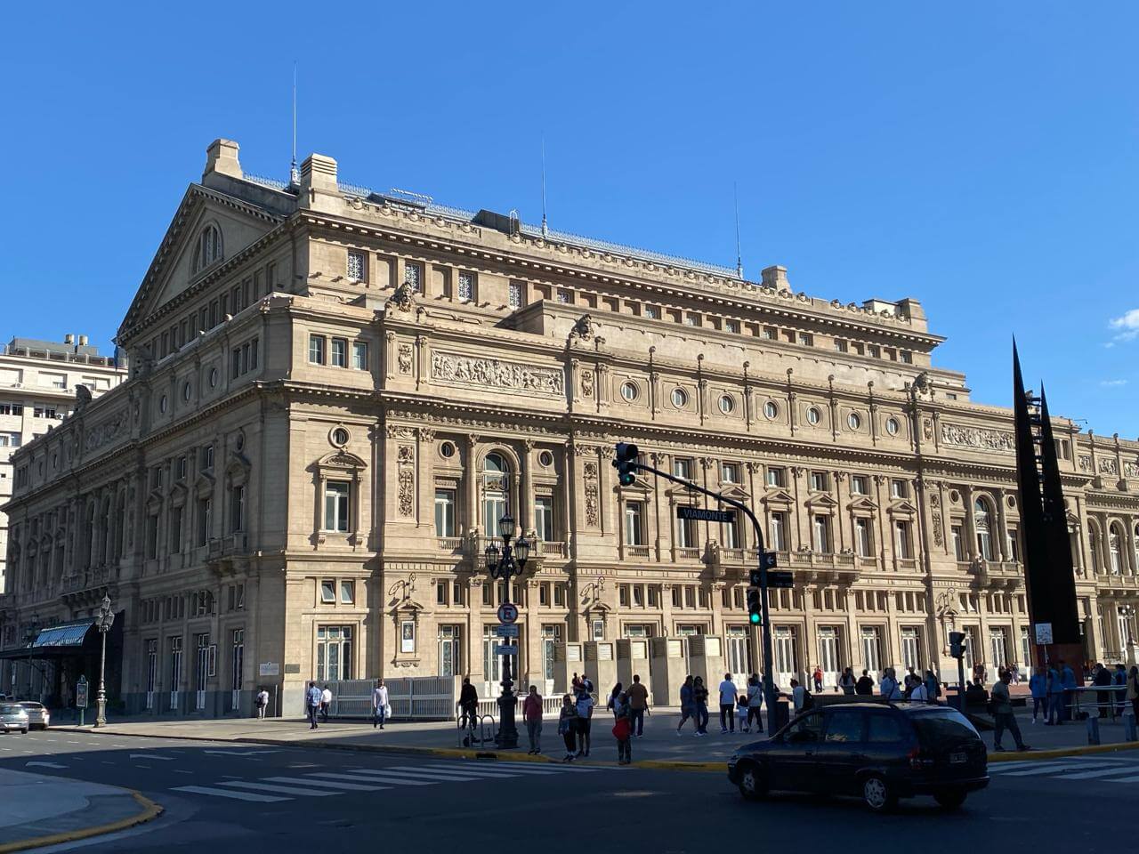 Teatro Colón, en el barrio de San Nicolás, Buenos Aires