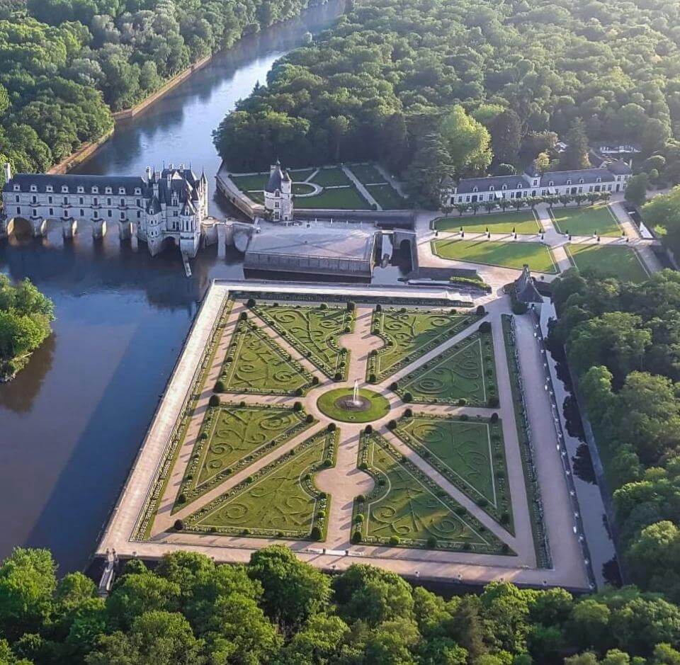 Jardines del Castillo de Chenonceau