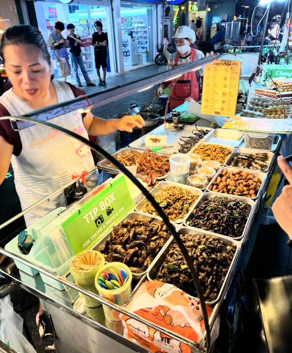 Puestos callejeros en Bangkok