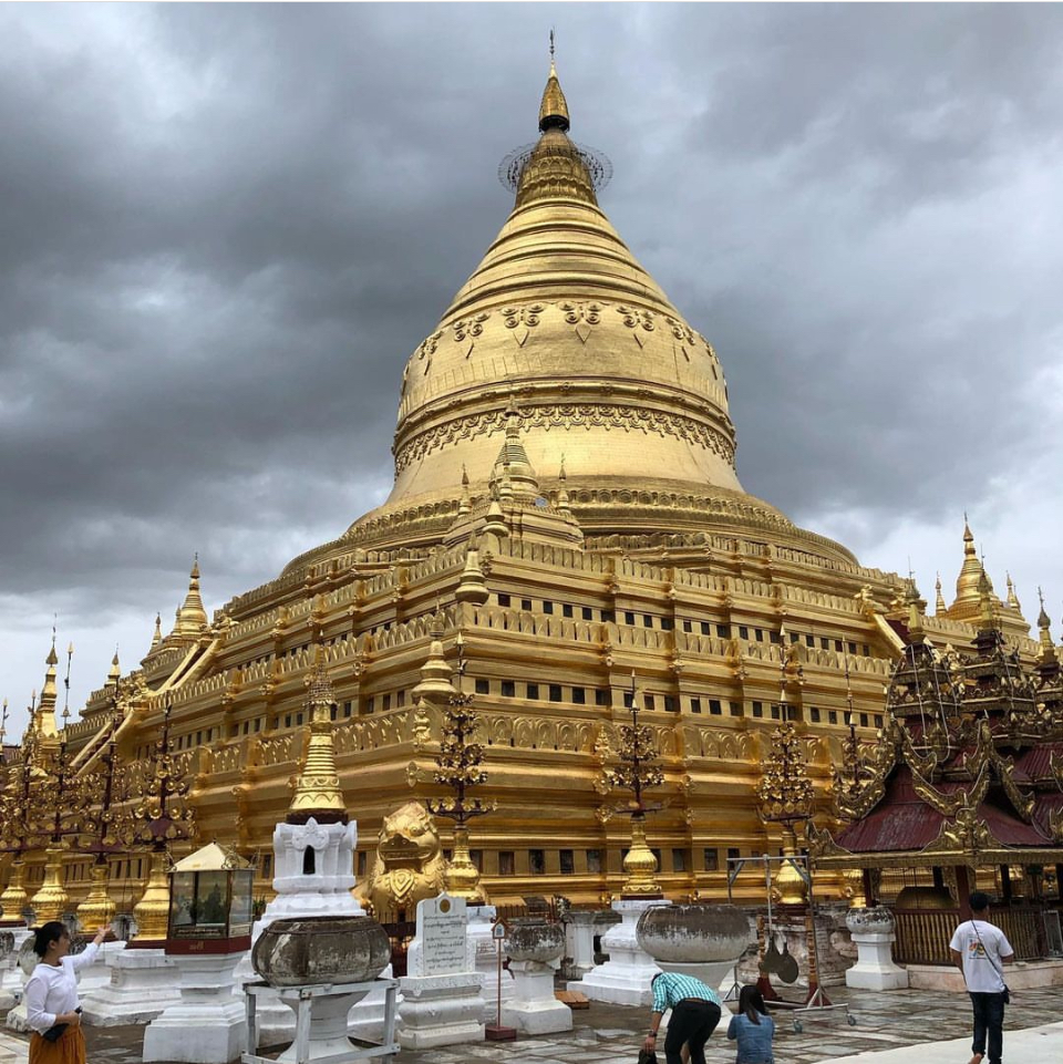 Pagoda Shwezigón, en Myanmar