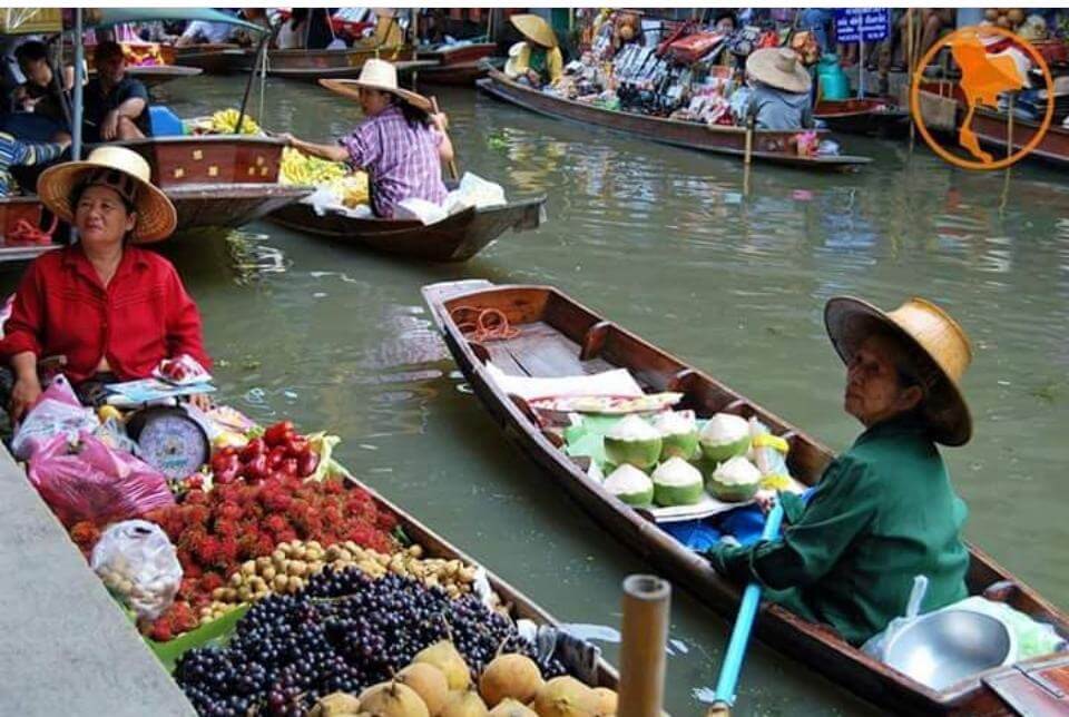 Mercado Flotante de Damnoen Saduak