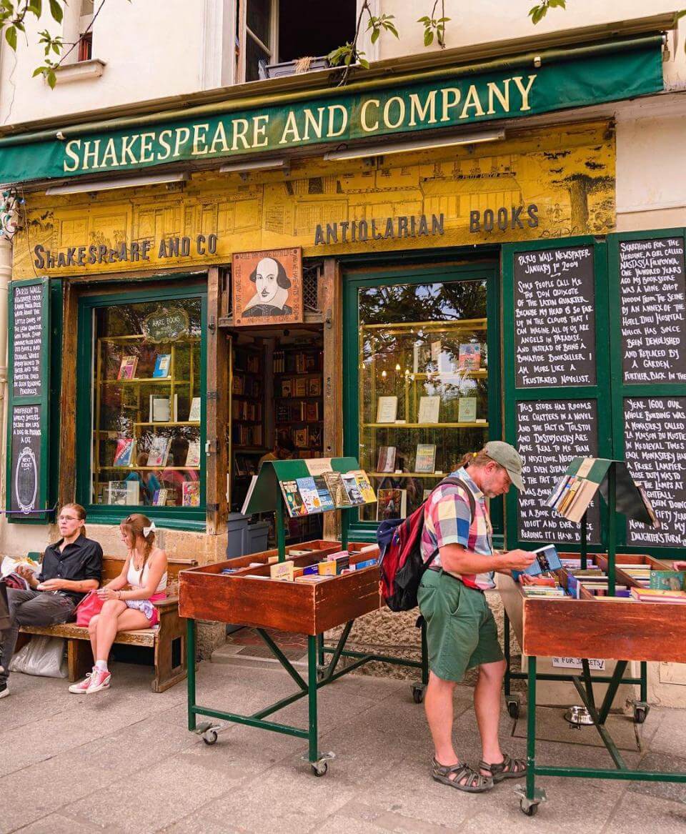 Qué ver en el Barrio Latino de París: Librería Shakespeare and Co.