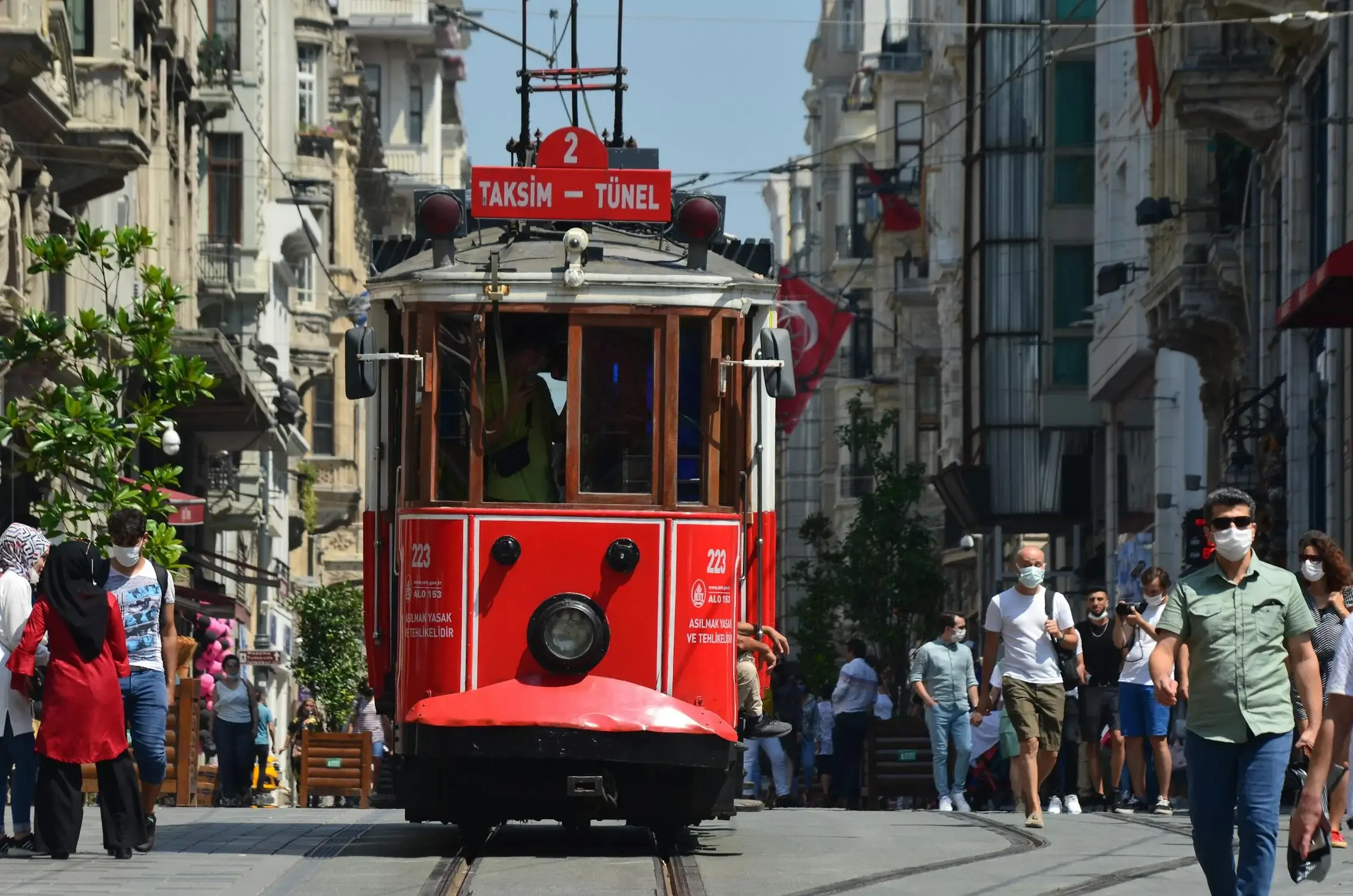 Tranvia histórico de Estambul