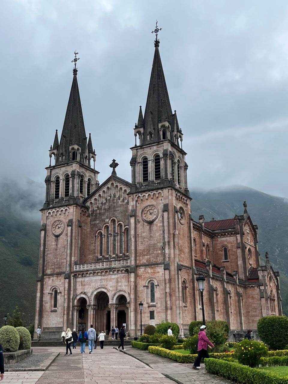 Santuario de Covadonga, en Asturias, norte de España