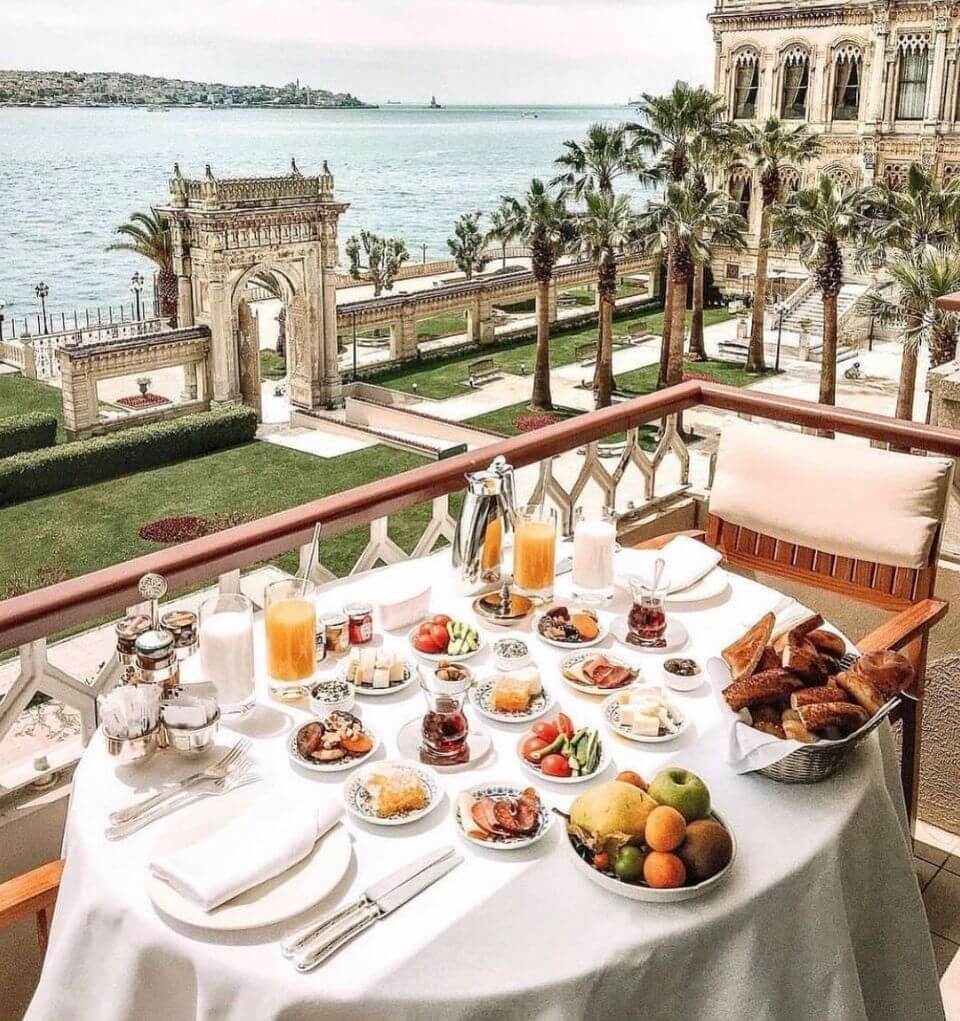 Çırağan Palace Kempinski Istanbul: vistas al Bósforo