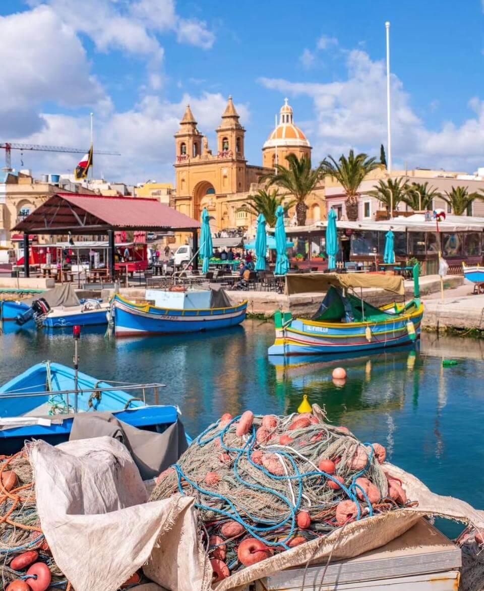Marsaxlokk, en Malta