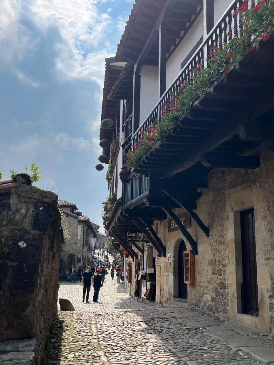 Calles empedradas de Santillana del Mar