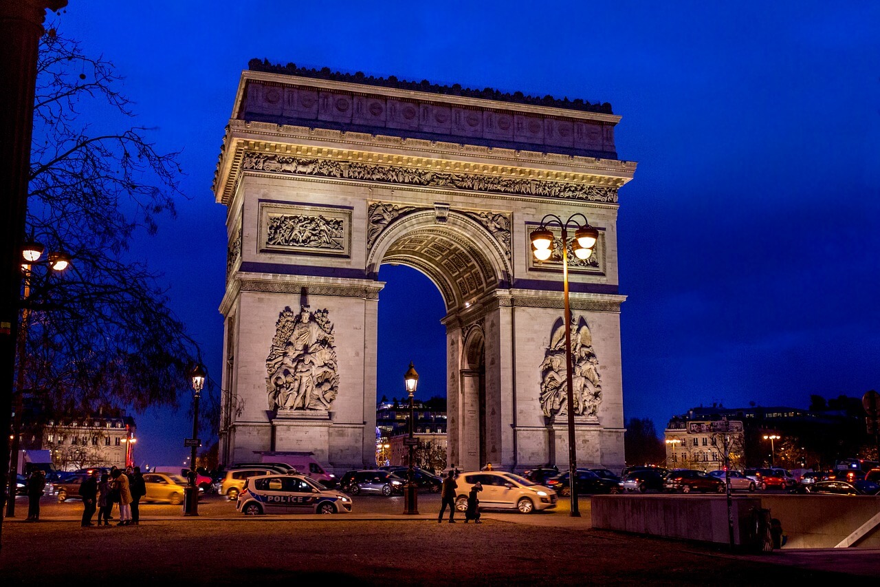 El Arco de Trunfo en París