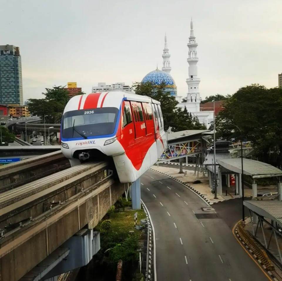 Consejos para visitar Kuala Lumpur: utilizar el KL monorraíl