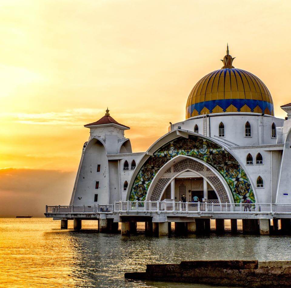Melaka Straits Mosque, en Malacca