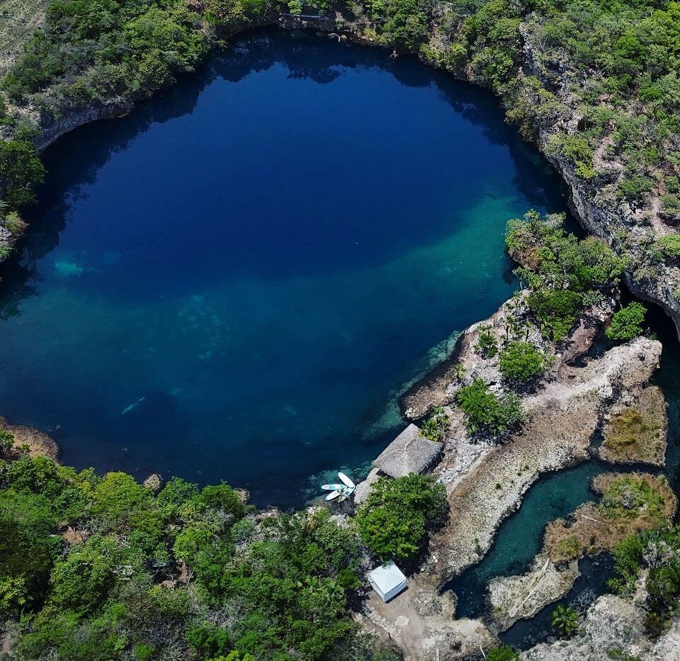 Cenote de Chukumaltik, estado de Chiapas, México