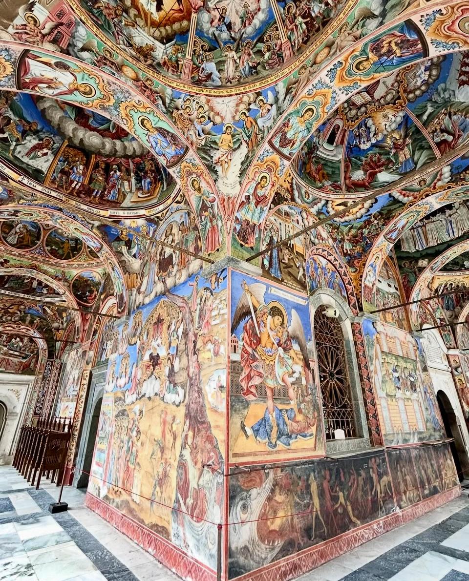 Monasterio de Rila, Patrimonio de la Humanidad, en Bulgaria.