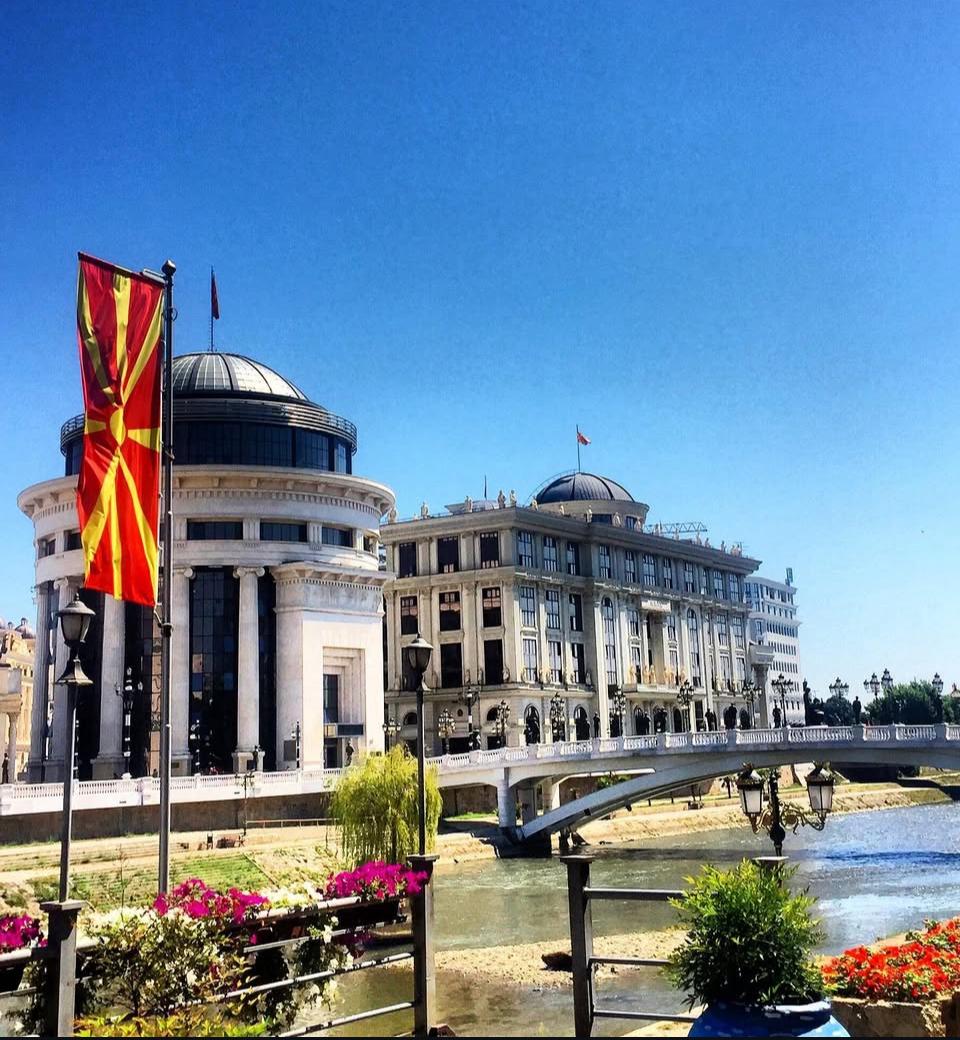 Skopie, la capital de Macedonia del Norte