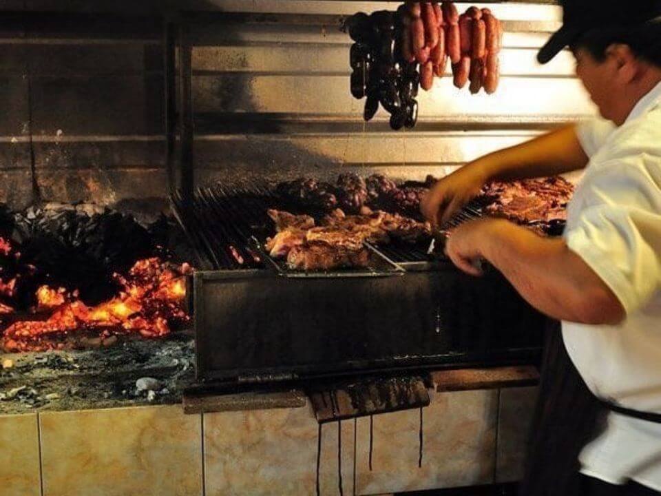 Fiesta gaucha y un asado argentino
